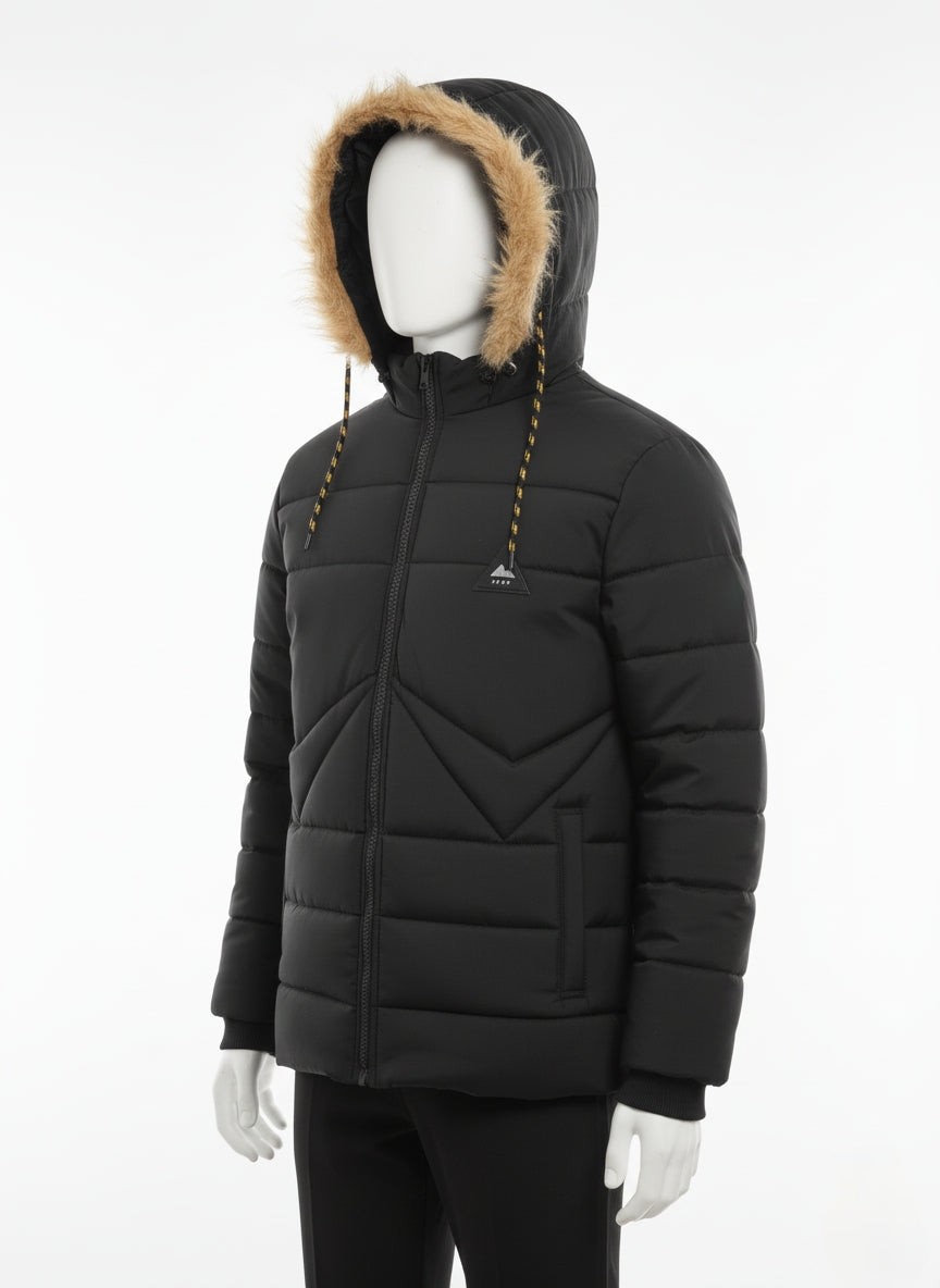 Men's puffer jacket (Black)