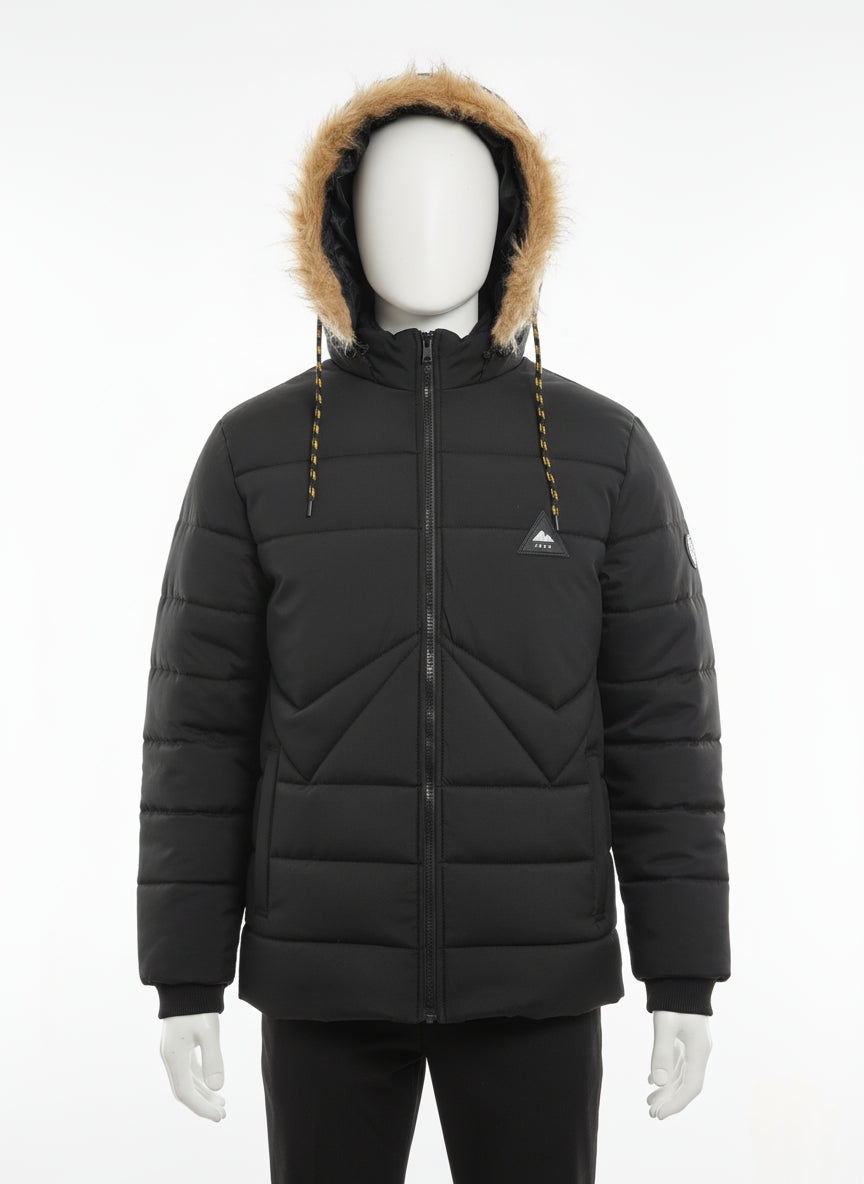 Men's puffer jacket (Black)